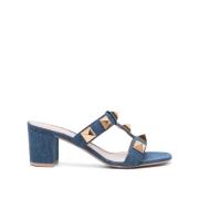 Stijlvolle Sandalen voor Vrouwen Valentino Garavani , Blue , Dames