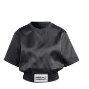 Satin T-shirt Adidas , Black , Dames