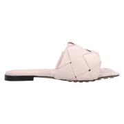 Leather flats Bottega Veneta , Pink , Dames