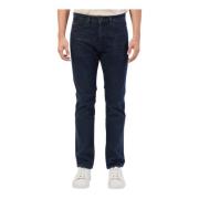 Blauwe Skinny Fit Denim Jeans Hugo Boss , Blue , Heren