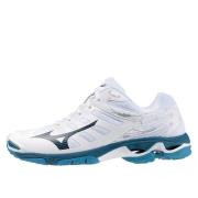 Wave Voltage Schoenen Wit/Blauw/Zilver Mizuno , White , Heren