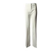 Witte Broek met Elastaan Materiaal Pinko , White , Dames