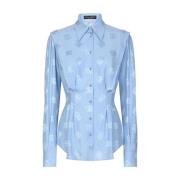 Stijlvolle Shirt voor Mannen Dolce & Gabbana , Blue , Dames