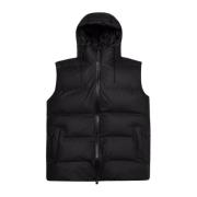 Alta Puffer Vest Mouwloos Jack Zwart Rains , Black , Heren