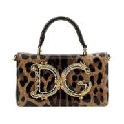 Stijlvolle Crossbody Tas met Charme Detail Dolce & Gabbana , Multicolo...