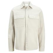 Zomer Zand Overshirt Melange Solid Shirt Jack & Jones , Beige , Heren