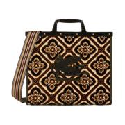 Stijlvolle Shopper Tas met P1P03871081 Etro , Brown , Dames