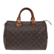 Pre-owned Canvas louis-vuitton-bags Louis Vuitton Vintage , Brown , Da...