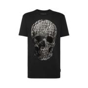 Skull T-Shirt Philipp Plein , Black , Heren