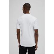 Interlock Supima T-shirt in wit Valenza , White , Heren