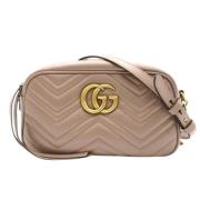 Pre-owned Leather gucci-bags Gucci Vintage , Beige , Dames