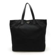 Pre-owned Leather totes Prada Vintage , Black , Dames