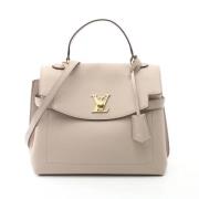 Pre-owned Leather louis-vuitton-bags Louis Vuitton Vintage , Beige , D...