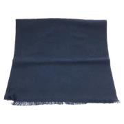 Pre-owned Wool scarves Gucci Vintage , Blue , Dames