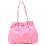 Pre-owned Leather prada-bags Prada Vintage , Pink , Dames