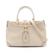 Pre-owned Leather louis-vuitton-bags Louis Vuitton Vintage , Beige , D...