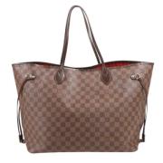 Pre-owned Leather handbags Louis Vuitton Vintage , Brown , Dames