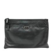 Pre-owned Leather prada-bags Prada Vintage , Black , Dames