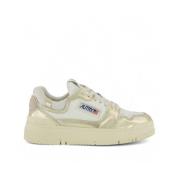 CLC LOW Sneakers, Extra-Volume, Leer & Suède Autry , White , Dames