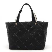 Pre-owned Nylon chanel-bags Chanel Vintage , Black , Dames