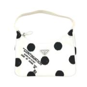 Pre-owned Fabric prada-bags Prada Vintage , White , Dames