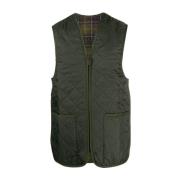 Klassieke Olijfkleurige Gilet voor Heren Barbour , Green , Heren