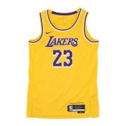 Basketbal Tanktop Icon Edition Nike , Yellow , Heren