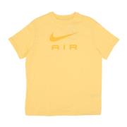 Air Tee Topaz Goud/Wit T-Shirt Nike , Yellow , Dames