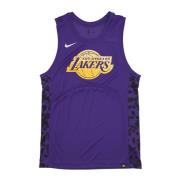 Basketbalshirt Los Angeles Lakers Paars Nike , Purple , Heren