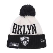 NBA Draft Pom Pom Hat Brooklyn Nets New Era , Black , Heren