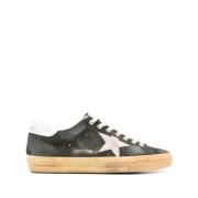 Groene Suède Ster Sneakers Golden Goose , Green , Heren