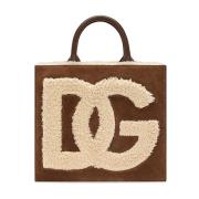 Stijlvolle Leren Tas Dolce & Gabbana , Brown , Dames