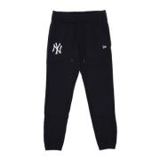 MLB Team Logo Jogger Sweatpants Zwart/Wit New Era , Black , Heren