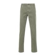 Groene Stretch Katoen Straight Leg Jeans Brunello Cucinelli , Green , ...