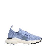 Blauwe Hemel Slip-On Stretch Sneakers Tod's , Blue , Dames