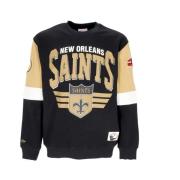 NFL All Over Crew Sweatshirt Mitchell & Ness , Black , Heren