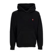 Zwarte lichtgewicht hoodie met kangoeroezak Propaganda , Black , Heren