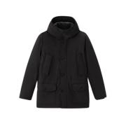 Arctische Stretch Dons Parka Woolrich , Black , Heren