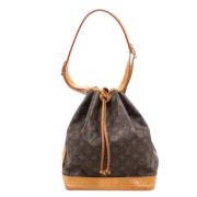 Pre-owned Leather handbags Louis Vuitton Vintage , Brown , Dames