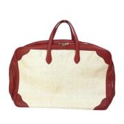 Pre-owned Canvas travel-bags Hermès Vintage , Beige , Dames