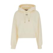 Witte hoodie met logopatch Jacquemus , White , Dames