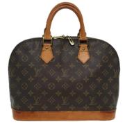 Pre-owned Canvas louis-vuitton-bags Louis Vuitton Vintage , Brown , Da...