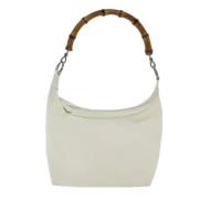 Pre-owned Fabric gucci-bags Gucci Vintage , White , Dames