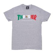 Mexico Revista Tee Grijs Heren T-shirt Thrasher , Gray , Heren