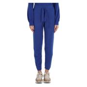 Wol Alpaca Jogger Broek Sun68 , Blue , Dames