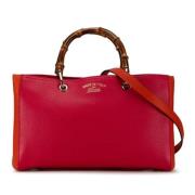 Pre-owned Leather gucci-bags Gucci Vintage , Red , Dames