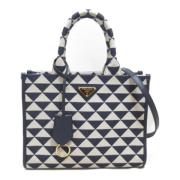 Pre-owned Fabric prada-bags Prada Vintage , Blue , Dames