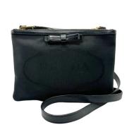 Pre-owned Canvas prada-bags Prada Vintage , Black , Dames