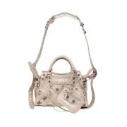 Gouden Mini Schoudertas Balenciaga , Beige , Dames