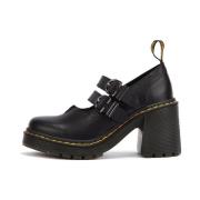 Zwarte Sendal Hoge Hak Sandalen Dr. Martens , Black , Dames